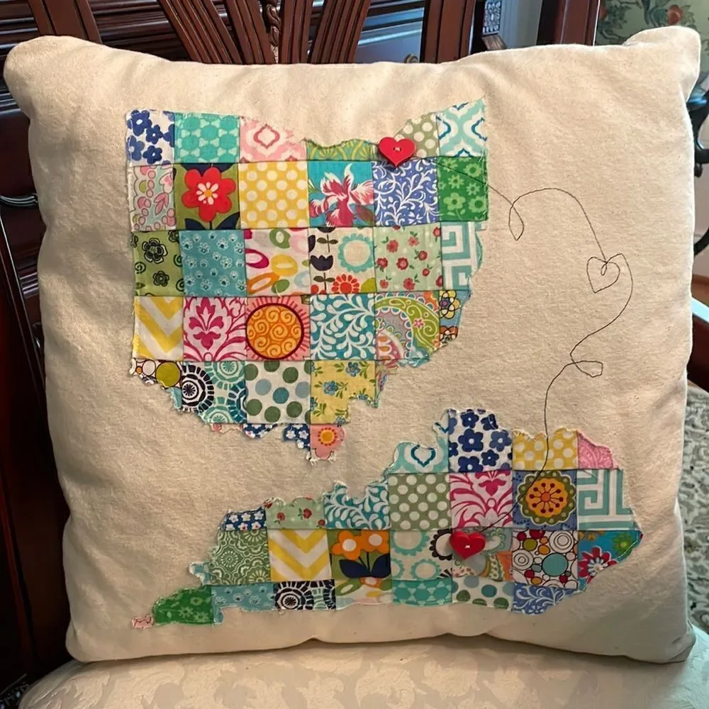 Pearly Girl Cutie Handmade Pillow/Cover - NWT